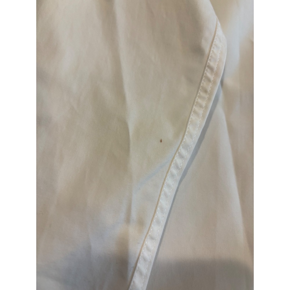 Burberry Brit Mens Cream Nova Check Trim Button Down Shirt Size M Off White - Picture 9 of 10